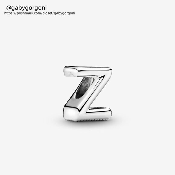 Pandora Letter Z Alphabet Charm - Picture 1 of 2